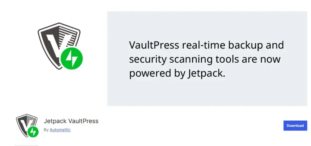 Jetpack Backup Plugin