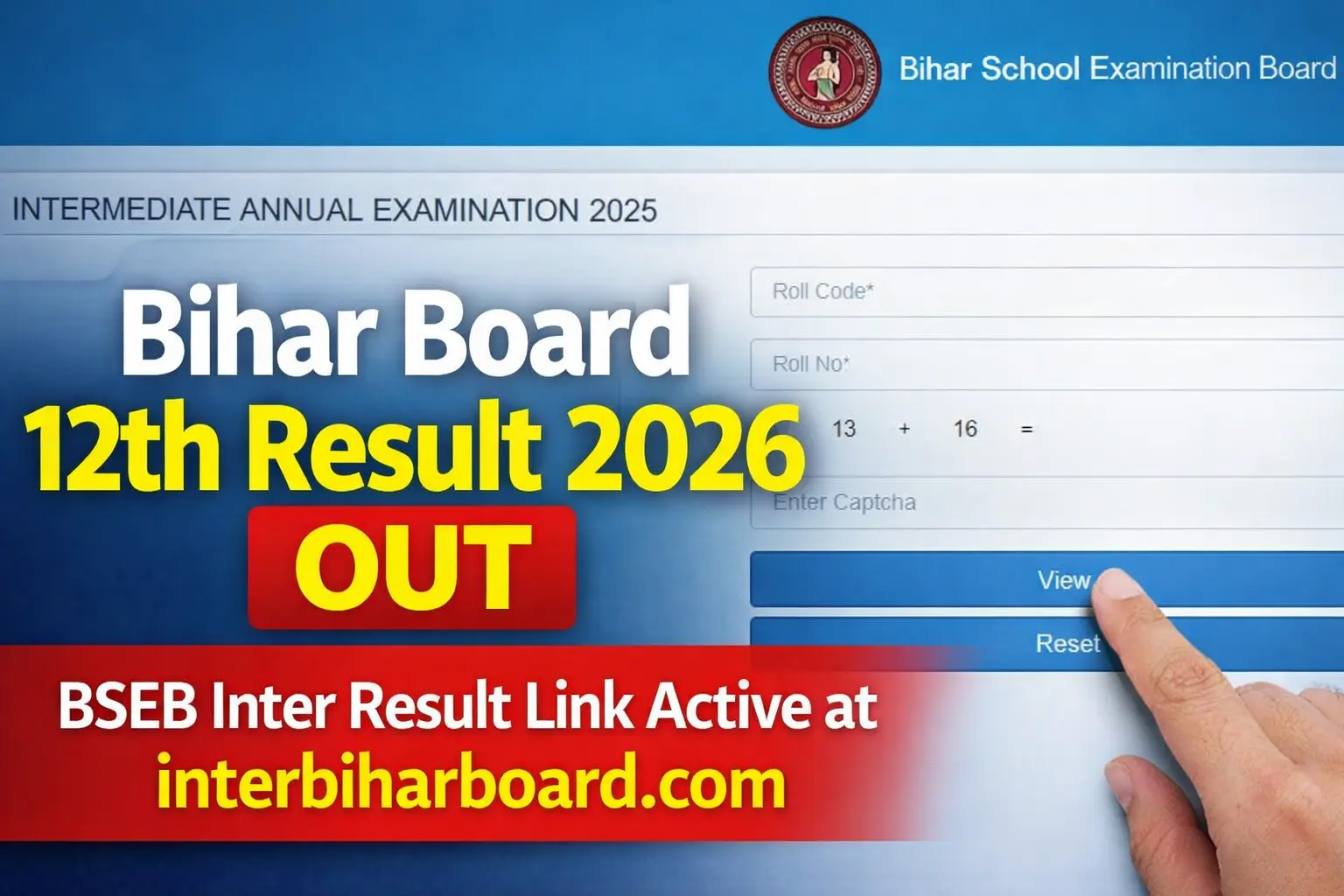 Bihar Board 12th Result 2026 OUT: BSEB Inter Result Link Active at interbiharboard.com & bsebexam.com