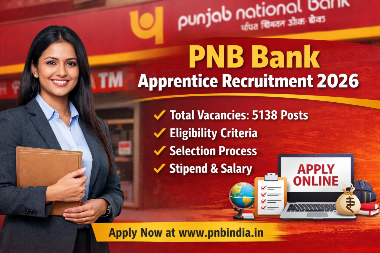 PNB Bank Apprentice Recruitment 2026