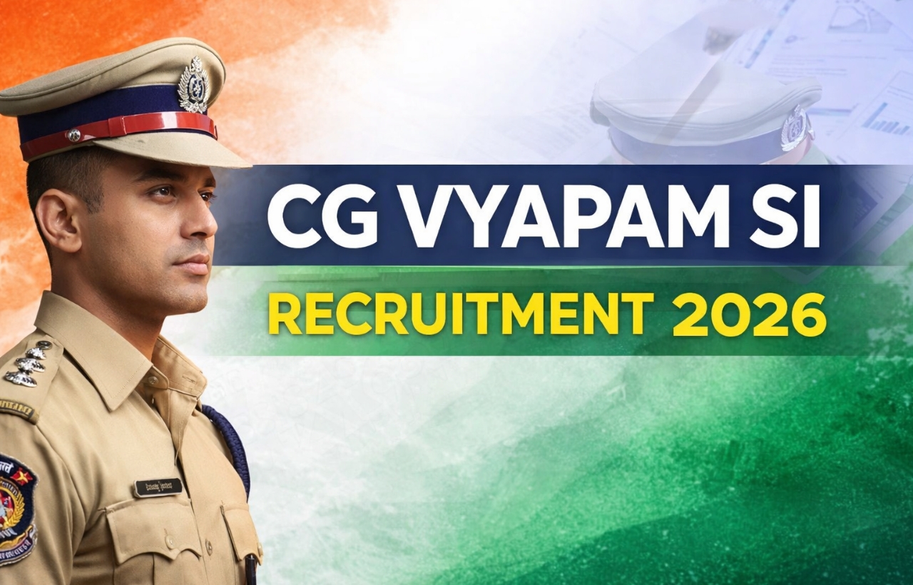 CG Vyapam SI Recruitment 2026