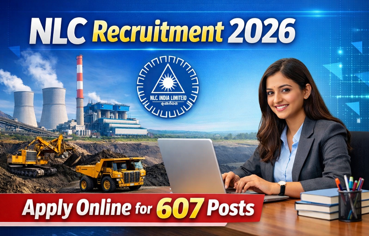 NLC Recruitment 2026 Apply Online for 607 Posts Trade Apprentice – Home Department Vacancy