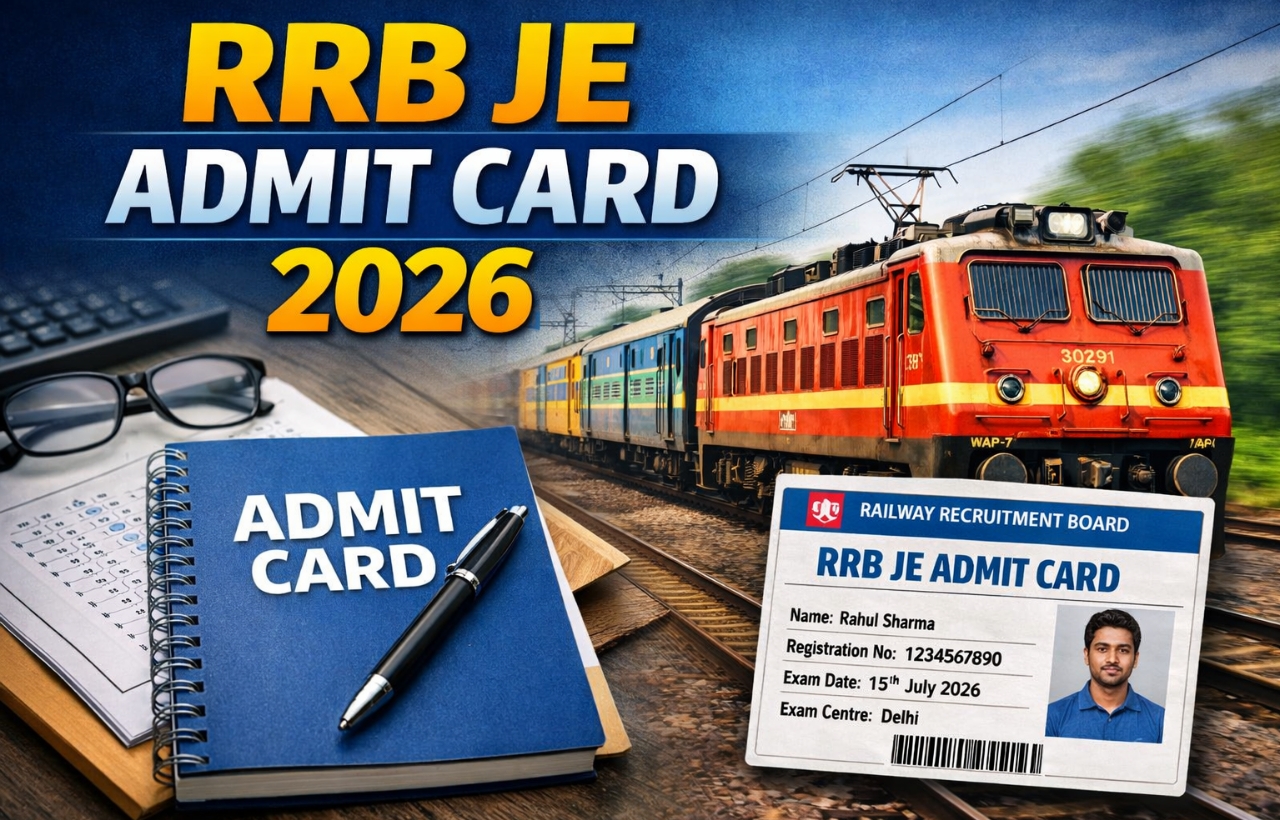 RRB JE Admit Card 2026 Download CBT-I Hall Ticket, Exam Date & Instructions